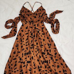 Animal Print Maxi Dress